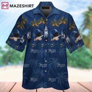 Palm Bay Tampa Bay Rays Coastal Hawaiian Shirt