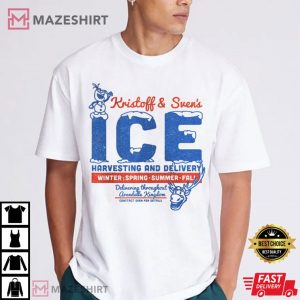 Frozen Kristoff Sven's Ice Harvesting And Delivery T Shirt (3)