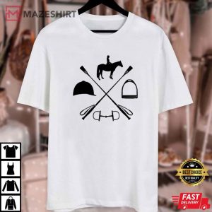 Equestrian Horse Lover Horseback Riding T Shirt (1)