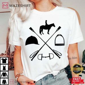 Equestrian Horse Lover Horseback Riding T Shirt (2)