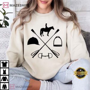 Equestrian Horse Lover Horseback Riding T Shirt (4)