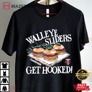 Minnesota Twins get Hooked on a Walleye Slider T Shirt (1)