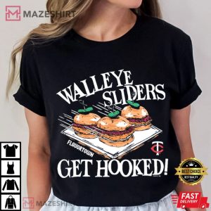 Minnesota Twins get Hooked on a Walleye Slider T Shirt (2)