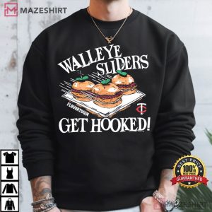 Minnesota Twins get Hooked on a Walleye Slider T Shirt (4)