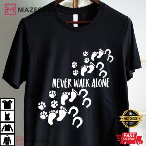 Never Walk Alone Farmer Horse Lover T Shirt (1)
