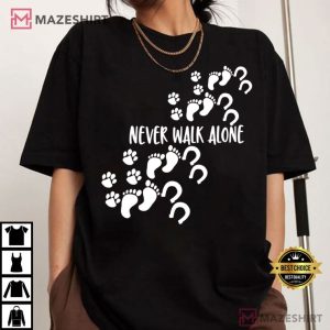 Never Walk Alone Farmer Horse Lover T Shirt (2)