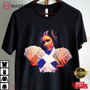 Princess Leia Money Spread Star Wars T Shirt (1)