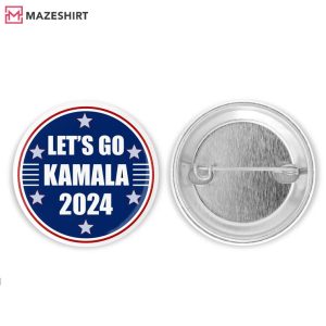 Kamala Harris Let's Go Kamala 2024 Pin Button (1)