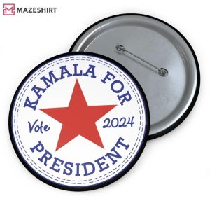 Kamala Harris For President 2024 Pin Button