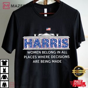 Kamala Harris 2024 for President White House T Shirt (1)