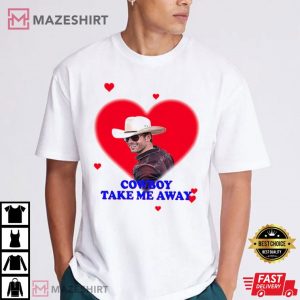 Glen Powell Cowboy Take me Away Tyler Owens Twister T Shirt (1)