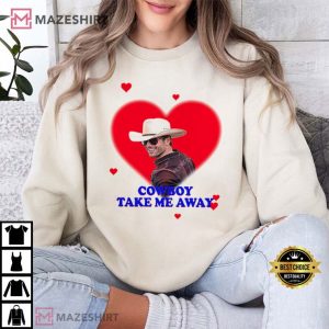 Glen Powell Cowboy Take me Away Tyler Owens Twister T Shirt (3)