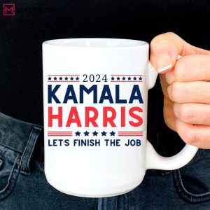 Kamala Harris 2024 President Let's Finish the Job Mug (1)