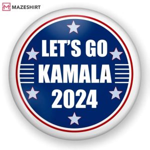 Let’s Go Kamala Pin Button