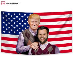 Trump and JD Vance Step Brothers American Flag (1)