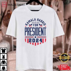 Kamala Harris for President Vote Democrat 2024 Election T Shirt (4)