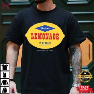 Sheila’s Lemonade Fresh Made in Danebury Essex England T Shirt (2)