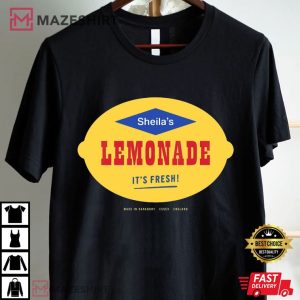 Sheila’s Lemonade Fresh Made in Danebury Essex England T Shirt (4)