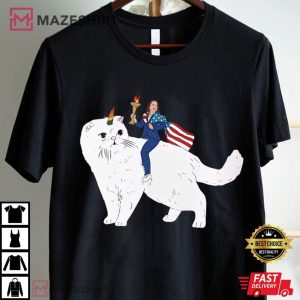 Childless Cat Lady Kamala Harris T Shirt (1)