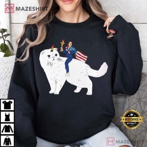 Childless Cat Lady Kamala Harris T Shirt (3)