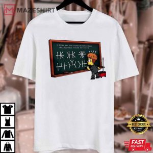 Good Will Hunting x Bart Simpson T Shirt (4)