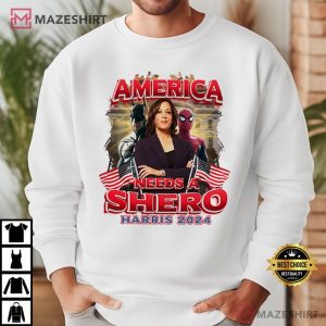 American Needs a Shero Harris 2024 T Shirt (2)