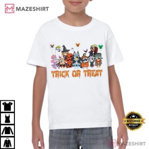 Bluey Trick or Treat Halloween Party T Shirt (1)