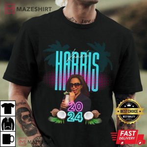 Kamala Harris 2024 President Coconut Tree T Shirt (3)