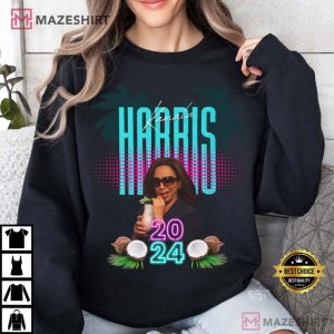 Kamala Harris 2024 President Coconut Tree T Shirt (4)