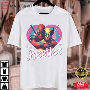 Deadpool and Wolverine Besties Forever T Shirt (3)