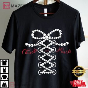 Chucks And Pearls Madam Vice President T Shirt (1)