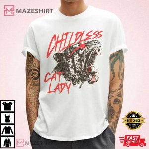 Childless Cat Ladies Harris 2024 T Shirt (2)