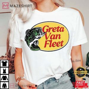 Greta Van Fleet Bass Fishing T Shirt (2)