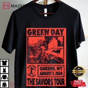Green Day Aug 5 2024 Citi Field Queens NY T Shirt (1)