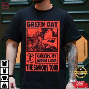 Green Day Aug 5 2024 Citi Field Queens NY T Shirt (3)
