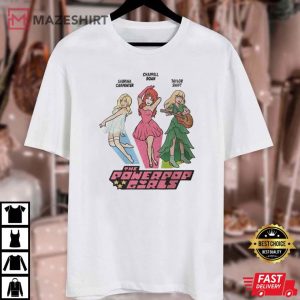 Chappell Roan x Sabrina Carpenter x Taylor Swift PowerPop Girls T Shirt (2)