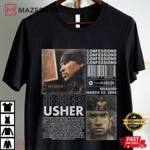 Usher Confessions 90s Y2K Merch T Shirt (4)