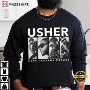 Usher Past Present Future Retro T Shirt (3)