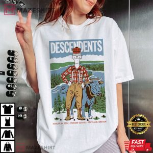 Descendents In Portland OR Aug 10 2024 Tour T Shirt (3)