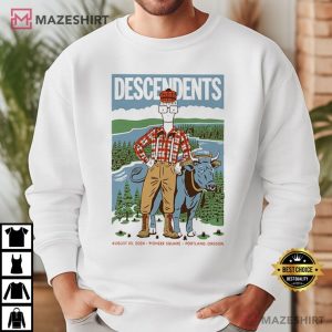 Descendents In Portland OR Aug 10 2024 Tour T Shirt (4)