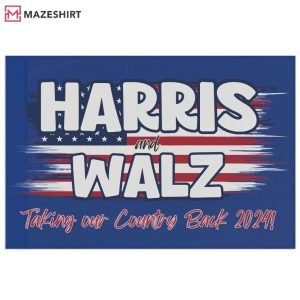Harris Walz 2024 Taking our Country Back Flag (2)