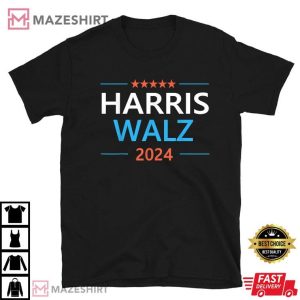Harris Walz 2024 for President T Shirt (2)