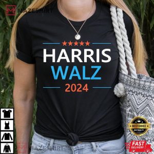 Harris Walz 2024 for President T Shirt (3)