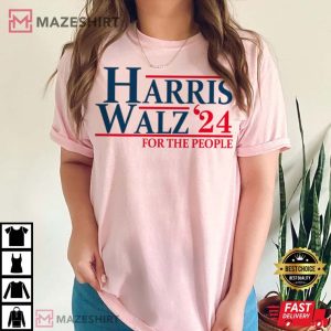 Harris Walz 2024 For The People T Shirt (4)