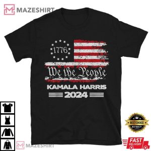 Kamala Harris US Flag Democratic President T Shirt (3)