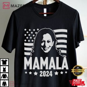 Mamala 2024 Kamala Harris for President T Shirt (1)