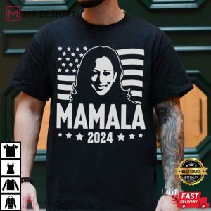 Mamala 2024 Kamala Harris for President T Shirt (2)