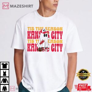 Tis The Season Kansas City Halloween Ghosts Spooky T Shirt (1)