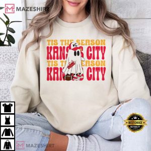 Tis The Season Kansas City Halloween Ghosts Spooky T Shirt (2)