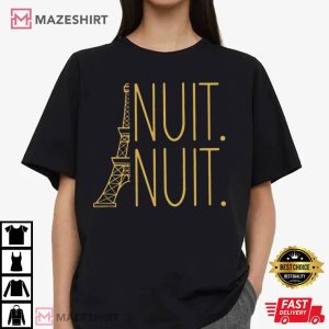 Nuit Nuit Steph Curry Paris 2024 Basketball T Shirt (2)